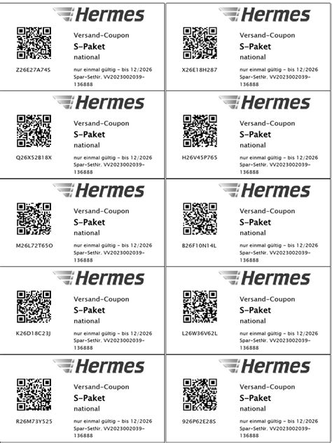 coupons kaufen hermes|Hermes sparsets versandcode.